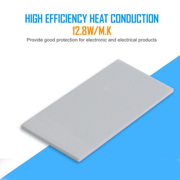 Термопрокладка Zezzio Thermal Pad 12.8 W/mK 85х45x2 мм зображення 2