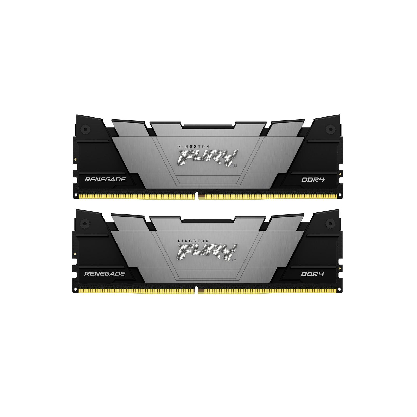 Модуль пам'яті для комп'ютера DDR4 16GB (2x8GB) 3600 MHz Fury Renegade Black Kingston Fury (ex.HyperX) (KF436C16RB2K2/16)