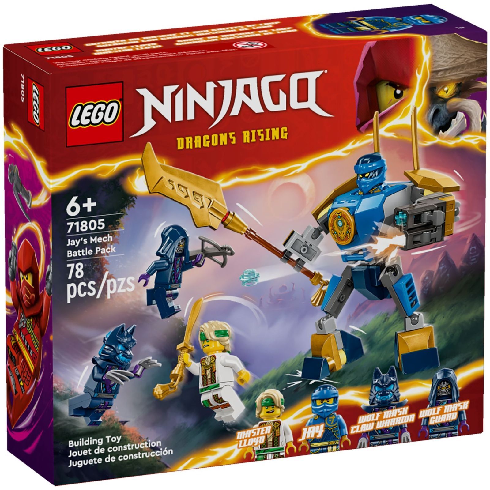 ᐈ Купити конструктор LEGO NINJAGO Бойовий набір робота Джея 78