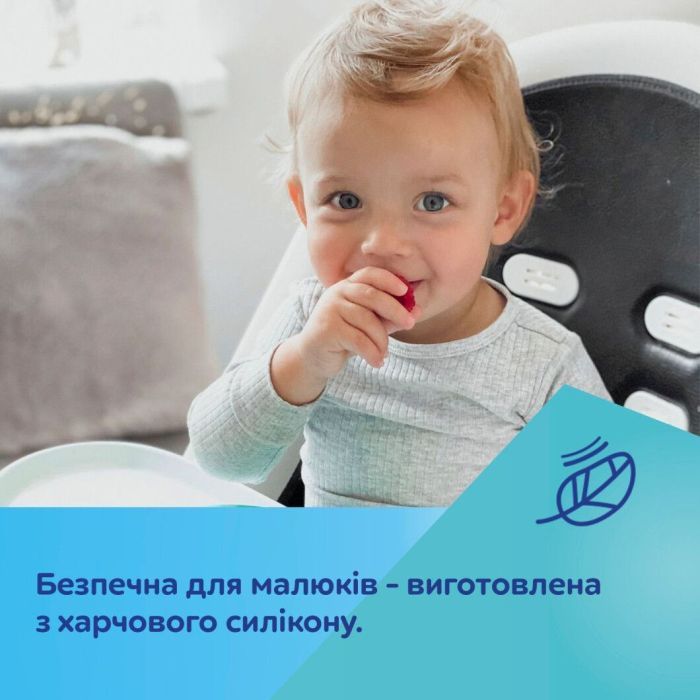 Тарелка детская Canpol babies DOTS силиконовая на присоске с секциями (51/403_pin) изображение 11