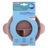 Тарелка детская Canpol babies DOTS силиконовая на присоске с секциями (51/403_pin) изображение 4