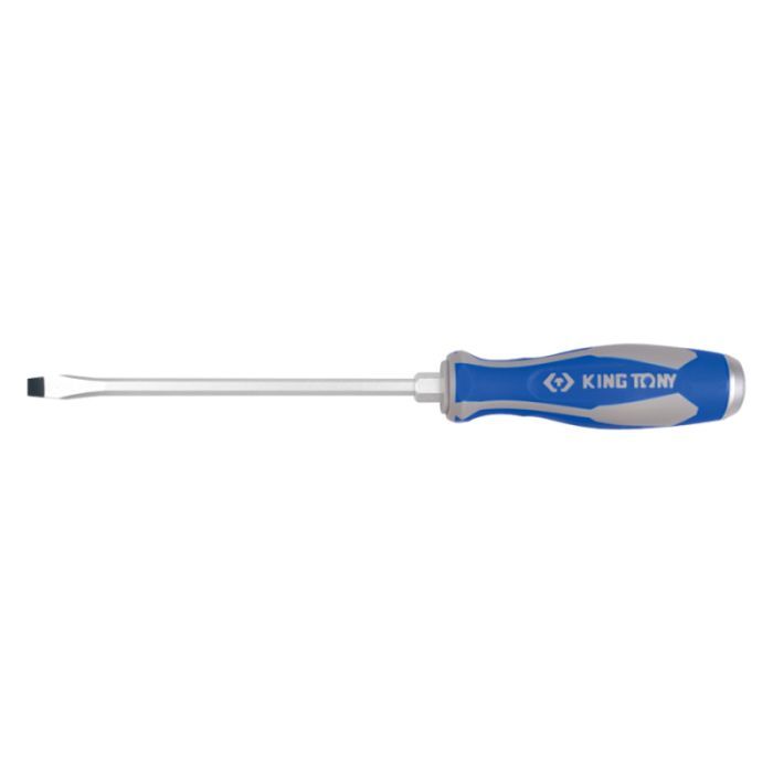 Отвертка KING TONY шлицевая 1.6x10x300 мм HEX SHANK (14621012)