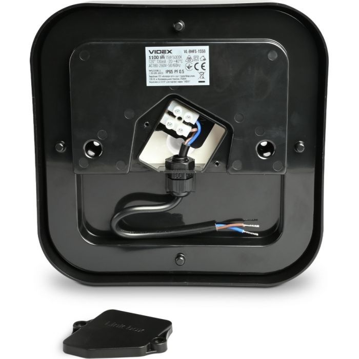 Світильник Videx ART IP65  15W 5000K Black (VL-BHFS-155B) зображення 2