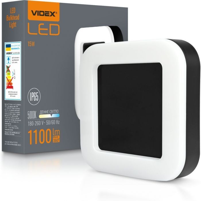 Світильник Videx ART IP65  15W 5000K Black (VL-BHFS-155B) зображення 5