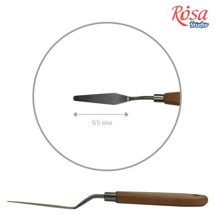 Мастихін Rosa Studio 11912 ромб, довжина 6,5см (6926586612205)