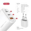 Зарядний пристрій Intaleo 65W GAN 2USB-C PD+USB-A QC 3.0 white (1283126559525) зображення 3