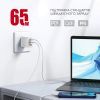 Зарядний пристрій Intaleo 65W GAN 2USB-C PD+USB-A QC 3.0 white (1283126559525) зображення 5