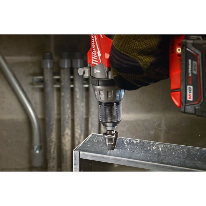 Сверло Milwaukee ступенчатое Step Drill, 4-12мм с шагом 1мм (48899301) изображение 3