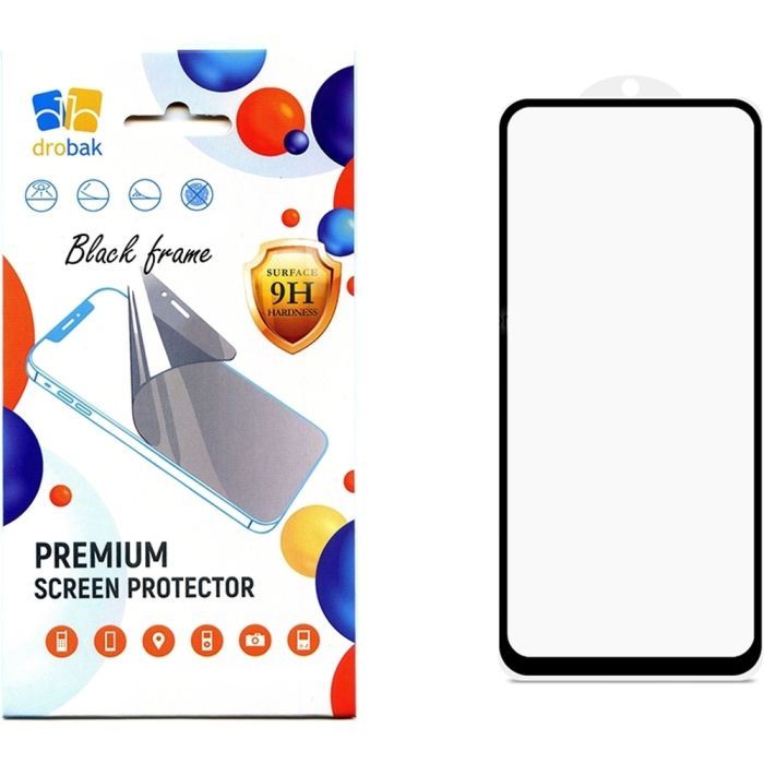 Скло захисне Drobak Realme C67 Black (676736)