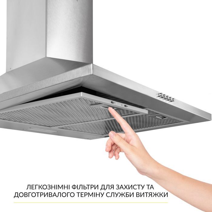 Витяжка кухонна Weilor WK 63 SS зображення 5
