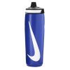Пляшка для води Nike Refuel Bottle 24 OZ блакитний, чорний, білий 709 мл N.100.7666.492.24 (887791745323)