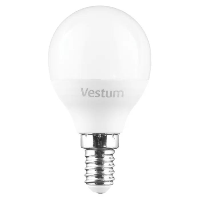 Лампочка Vestum G45 6W 4100K 220V E14 (1-VS-1203) > ціни в Києві та Україні Лампочка Vestum G45 6W 4100K 220V E14 (1-VS-1203)