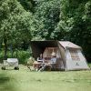 Палатка Naturehike з навісом Village CNK2300ZP022 коричневий малий (6976023920172) изображение 6