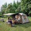 Палатка Naturehike з навісом Village CNK2300ZP022 коричневий малий (6976023920172) изображение 7