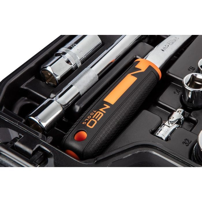 Набор инструментов Neo Tools 82шт, 1/2", 1/4", CrV, eco кейс (10-058) изображение 6