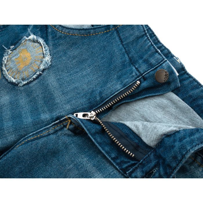 Джинсы детские Aziz с трикотажной подкладкой (12626-98-blue) изображение 4