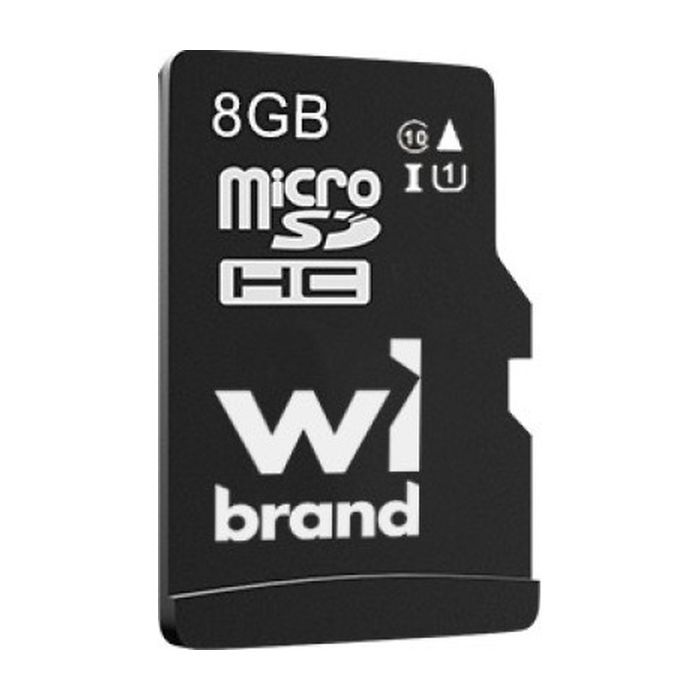Карта пам'яті Wibrand 8GB mictoSD class 10 (WICDHC10/8GB)
