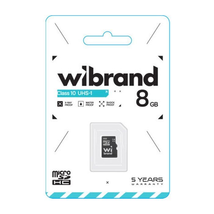 Карта пам'яті Wibrand 8GB mictoSD class 10 (WICDHC10/8GB) зображення 2
