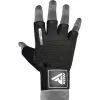 Перчатки для фитнеса RDX T2 Half Black M (WGA-T2HB-M) изображение 7