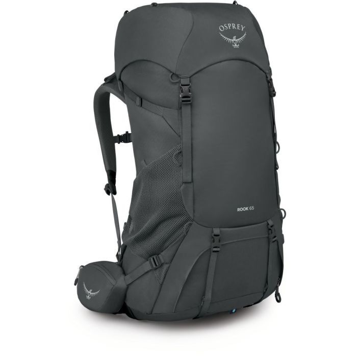 Рюкзак туристический Osprey Rook 65 dark charcoal/silver lining O/S (009.3519)