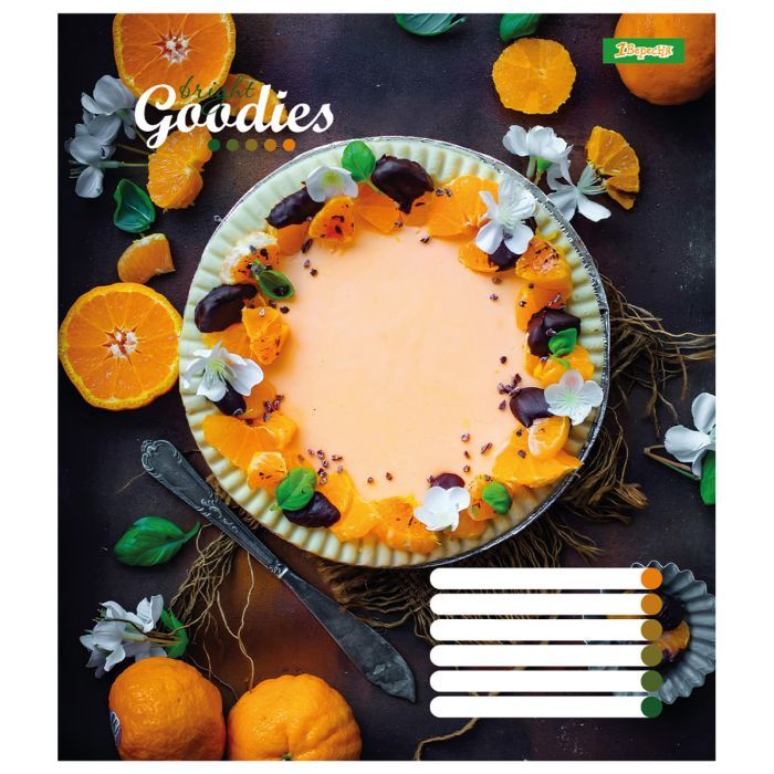 Зошит 1 вересня А5 1В Bright goodies 60 аркушів клітинка (767393) зображення 6