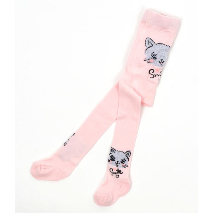 Колготки детские UCS Socks с котиком (M0C0301-2457-6-12G-pink) изображение 2