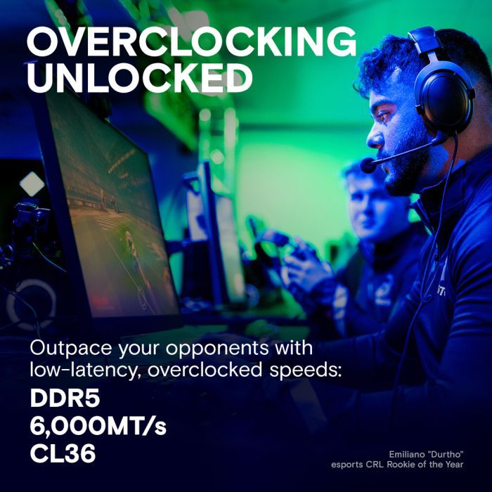 Модуль памяти для компьютера DDR5 32GB (2x16GB) 6000 MHz Pro Overclocking Micron (CP2K16G60C36U5B) изображение 5