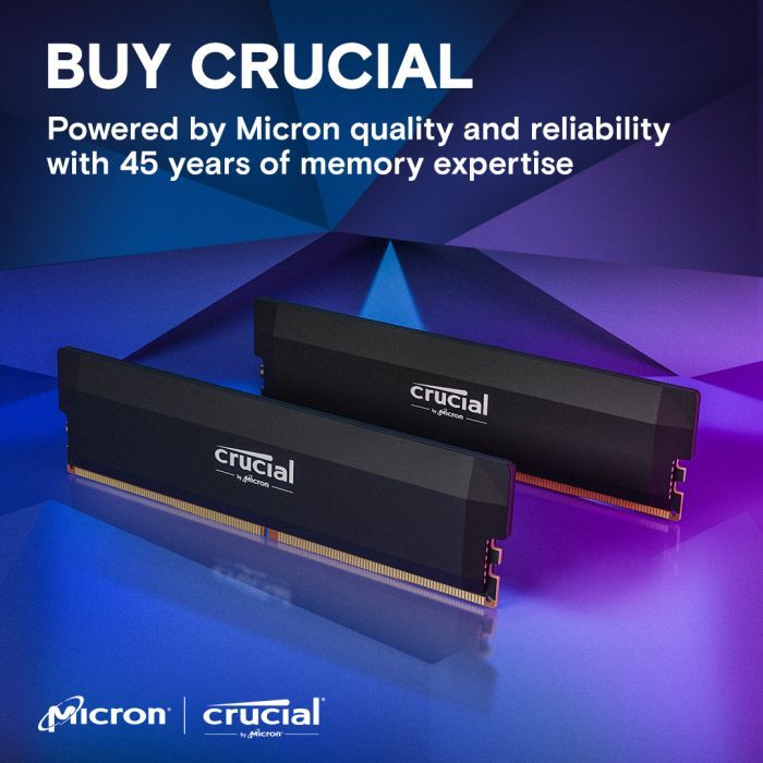 Модуль памяти для компьютера DDR5 32GB (2x16GB) 6000 MHz Pro Overclocking Micron (CP2K16G60C36U5B) изображение 8