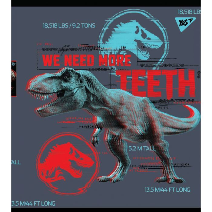 Зошит Yes А5 Jurassic World Science Gone Wrong 18 аркушів клітинка (765317) зображення 5