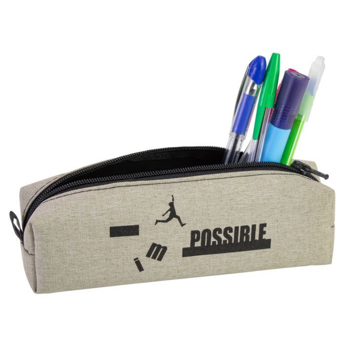 Пенал Cool For School Мягкий Серый (CF87120) изображение 2