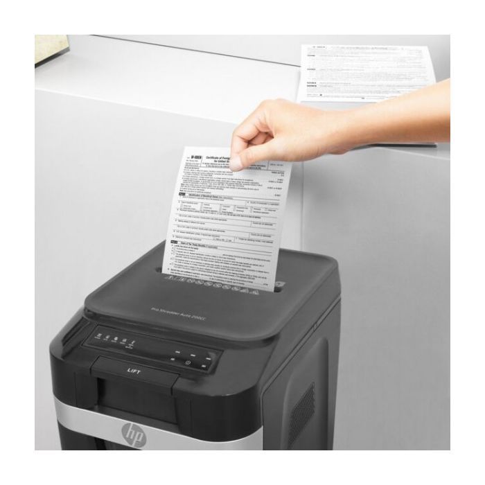 Уничтожитель документов HP Pro Shred Auto 200CC (2820) (873632) изображение 9