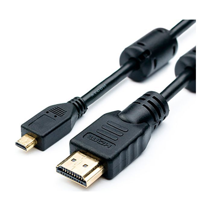 Кабель мультимедійний HDMI A to HDMI D (micro), 3.0m Atcom (22403)