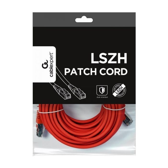 Патч-корд 20м S/FTP Cat 6A CU LSZH red Cablexpert (PP6A-LSZHCU-R-20M) зображення 3