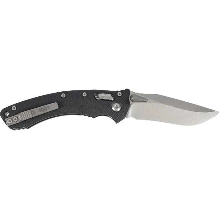 Нож Microtech Amphibian Stonewash Black (137RL-10FLGTBK) изображение 2