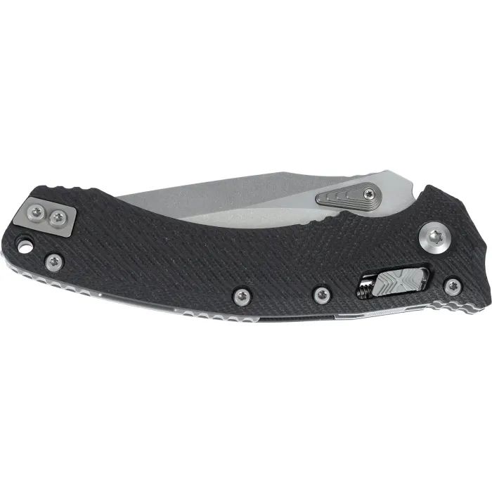 Нож Microtech Amphibian Stonewash Black (137RL-10FLGTBK) изображение 3