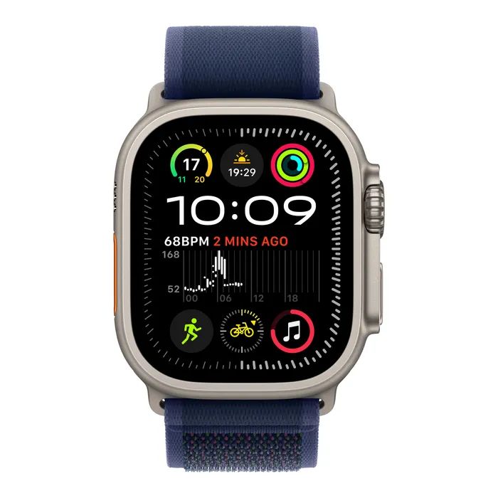 Смарт-часы Apple Watch Ultra 2 2024 GPS + Cellular 49mm Natural Titanium Case with Blue Trail Loop - M/L (MX4L3UL/A) изображение 2