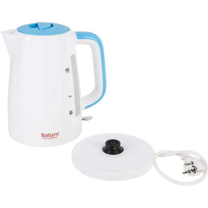 Електрочайник Saturn ST-EK8435U White/Blue зображення 10
