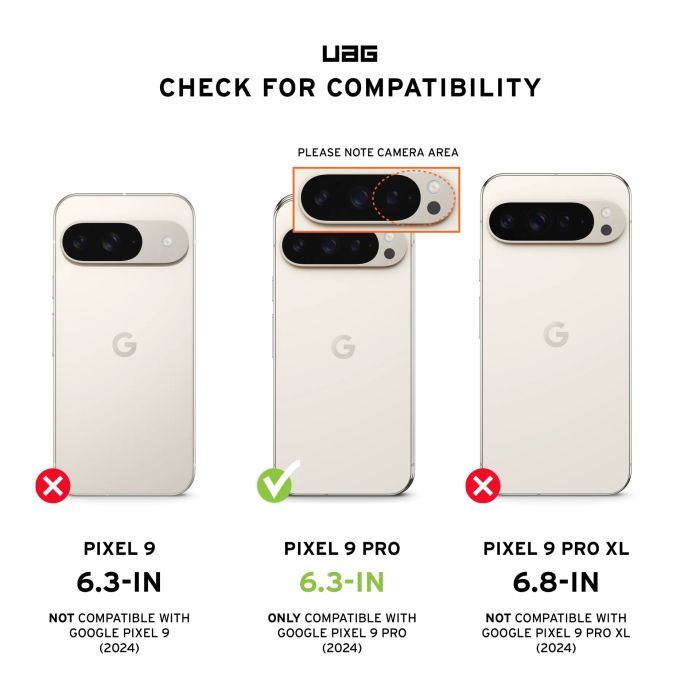 Чехол для мобильного телефона UAG Google Pixel 9 Pro Plyo Ice (614461114343) изображение 9