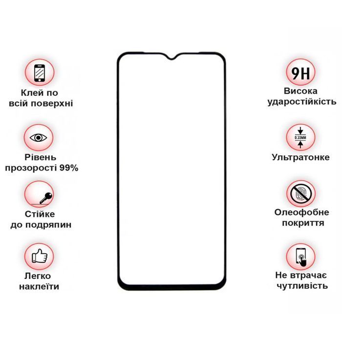 Скло захисне BeCover Blackview A52 Pro Black (712128) зображення 3