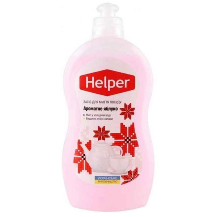 Средство для ручного мытья посуды Helper Ароматное яблоко 1 л (4820183972361)