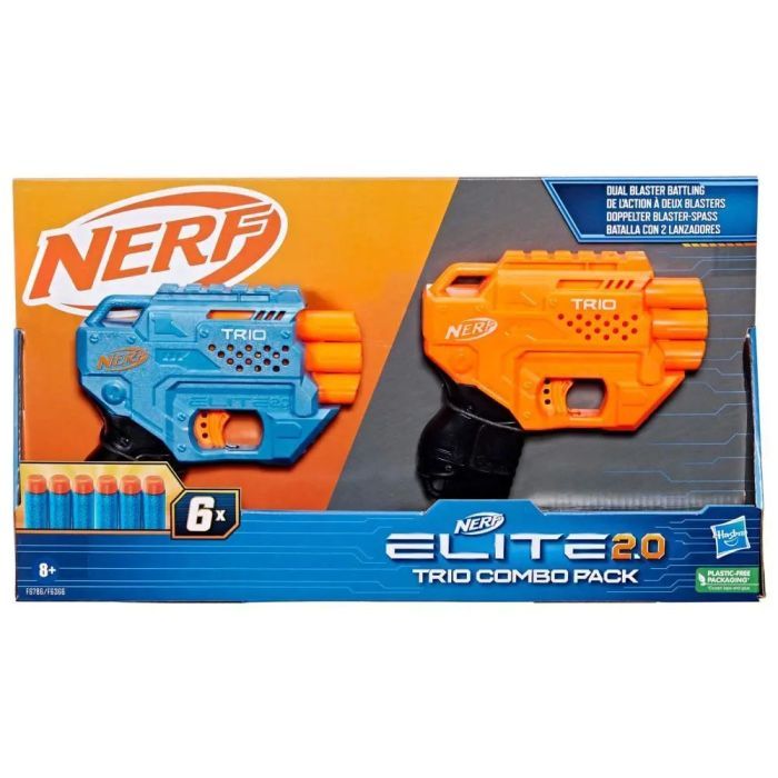 Іграшкова зброя Hasbro Набір з 2-х бластерів Еліт Тріо (F6786) зображення 4