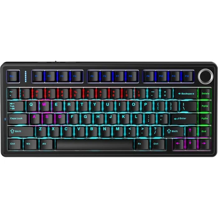 Клавиатура Aula F75 keycap KRGD Blue USB UA Black (6948391202846)