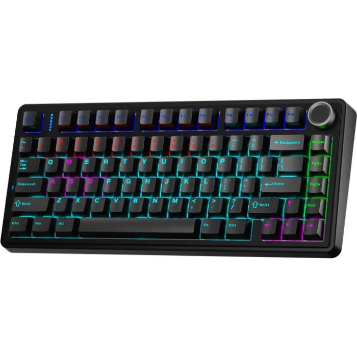Клавиатура Aula F75 keycap KRGD Blue USB UA Black (6948391202846) изображение 2
