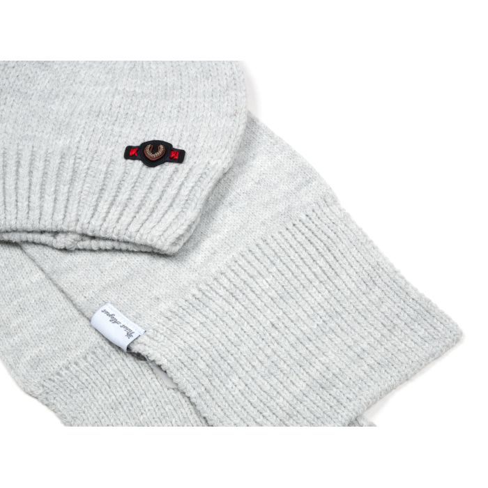 Шапка детская Na с шарфом (NA 1188-48-gray) изображение 3