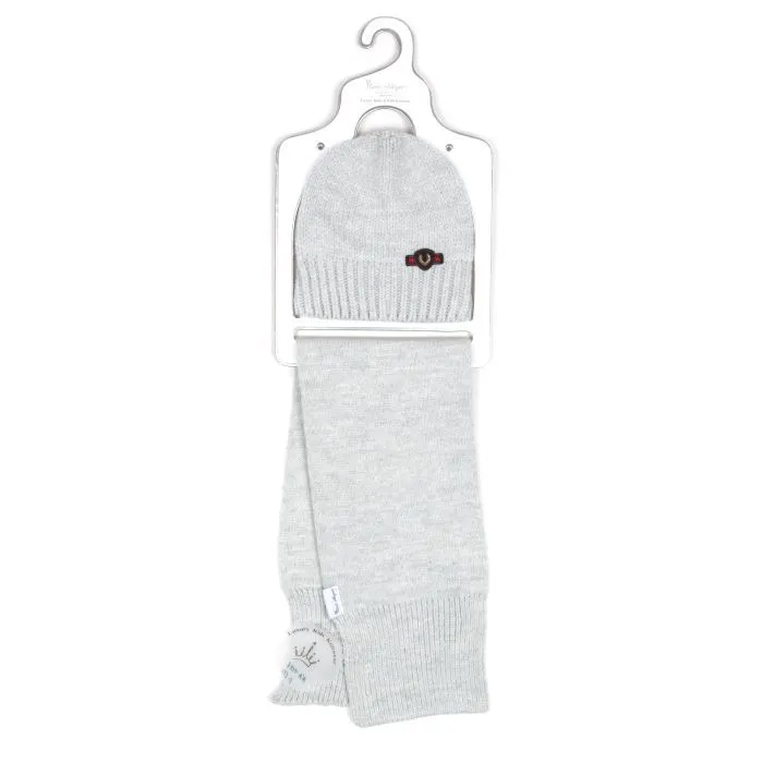 Шапка дитяча Na з шарфом (NA 1188-48-gray) зображення 4
