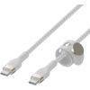 Дата кабель USB-C to USB-C 2.0m 60W White Belkin (CAB011BT2MWH) изображение 3