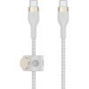 Дата кабель USB-C to USB-C 2.0m 60W White Belkin (CAB011BT2MWH) изображение 4