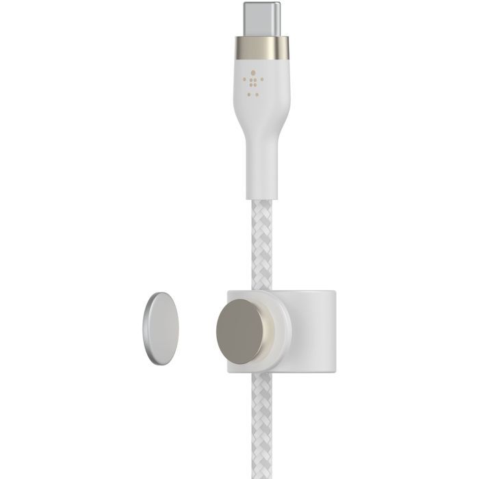 Дата кабель USB-C to USB-C 2.0m 60W White Belkin (CAB011BT2MWH) изображение 5