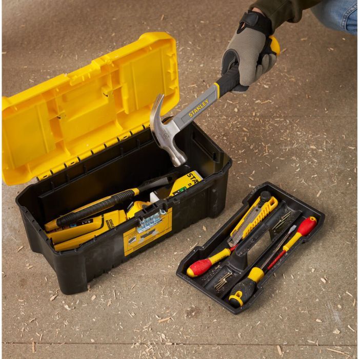 Ящик для инструментов DeWALT ESSENTIA", 406 х 205 х 195 мм (16"), пластиковый (STST75785-1) изображение 5