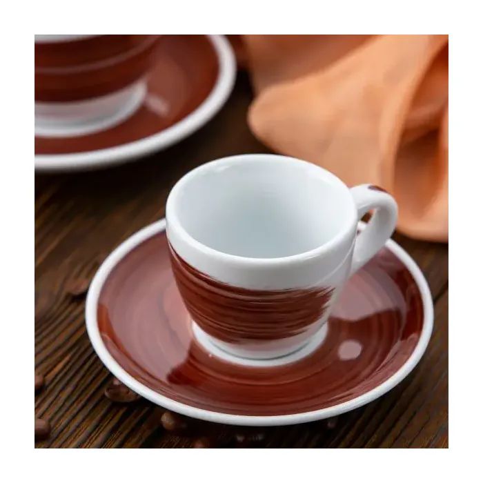 Чашка Ancap cappuccino large 260 мл, серія Verona Millecolori Black (35132) зображення 4